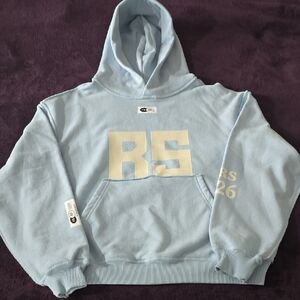 Race Service Blue Hoodie with RS Logo